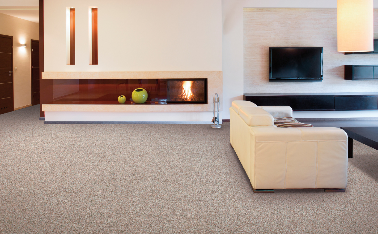 Brown carpet in a hotel lobby