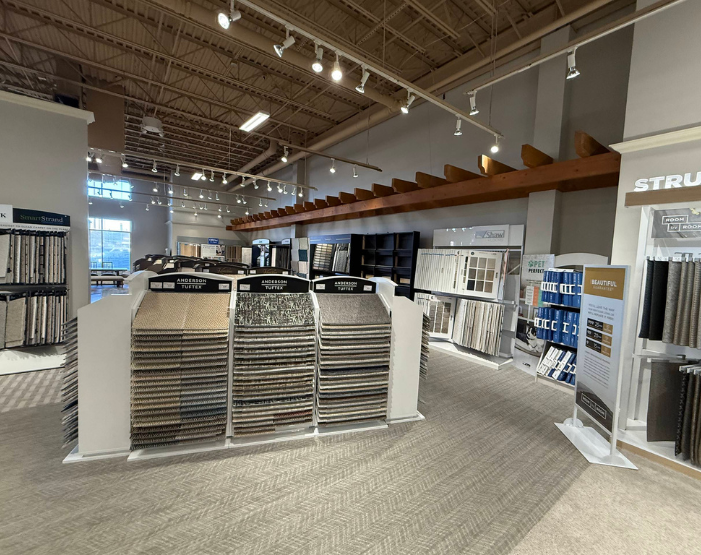 Carpet selection at Carpet One of Sioux Falls